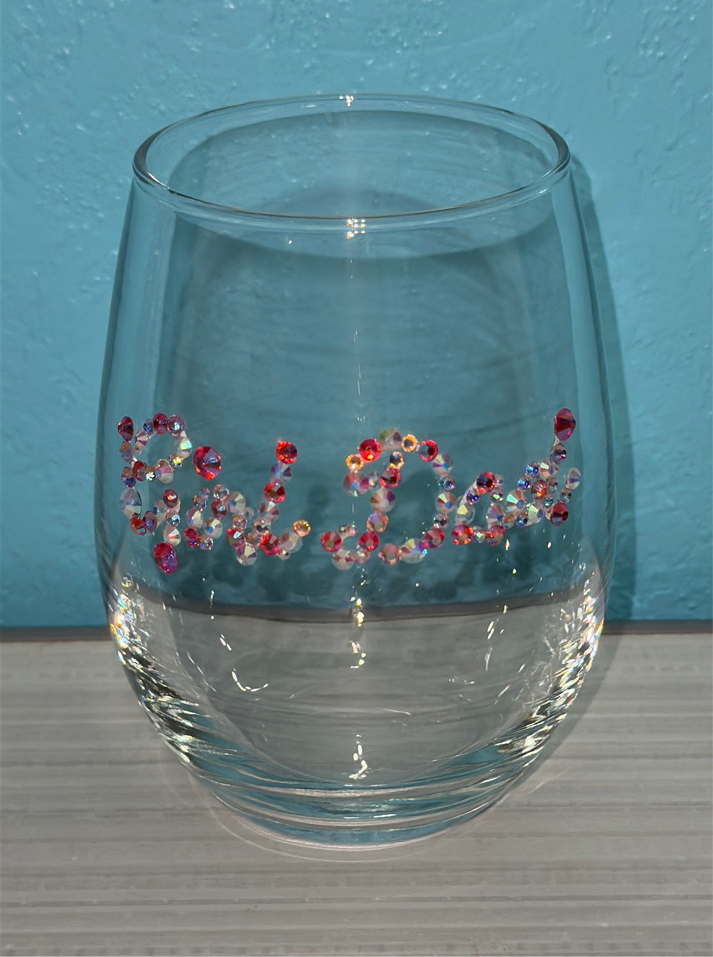 Custom Rhinestone Glass